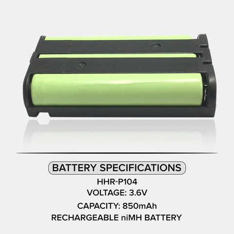 Image of Panasonic Kx Tg5210M Cordless Phone Battery