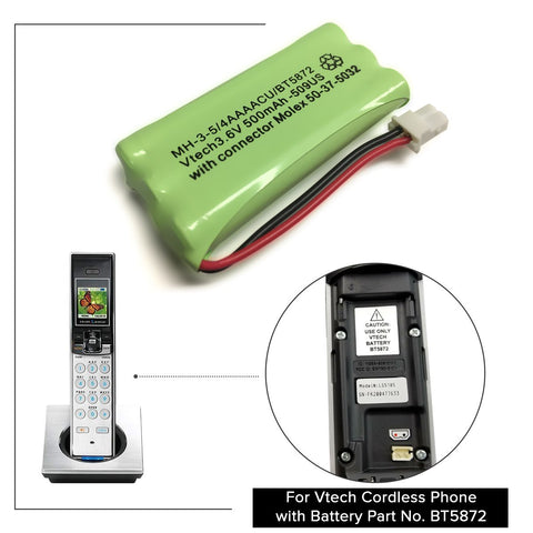 Image of Vtech Bt5632 Cordless Phone Battery