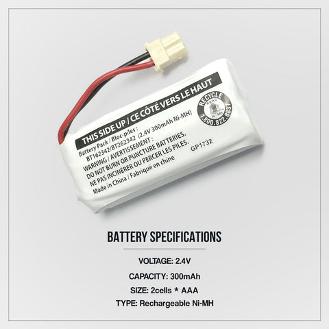 Image of Vtech Cs6419 4 Cordless Phone Battery