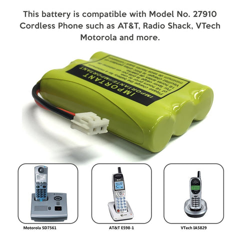 Image of Ge 2 1098 Cordless Phone Battery