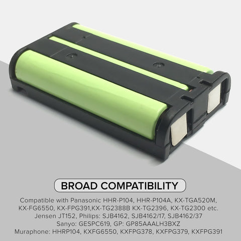 Image of Panasonic Kx Tg5452 Cordless Phone Battery