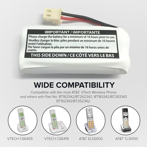 Image of AT&T  Cl82201 Cordless Phone Battery