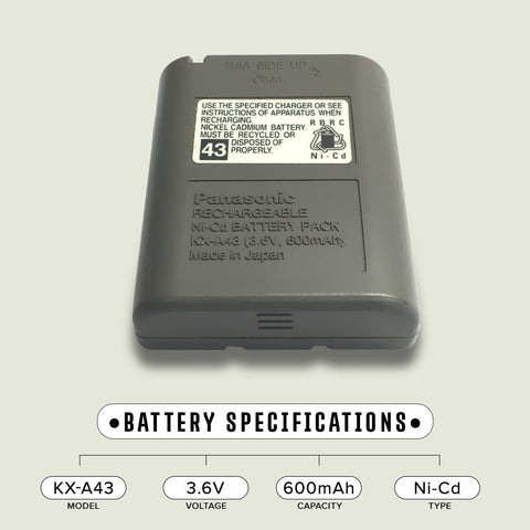 Image of Again Again Stb943 Cordless Phone Battery