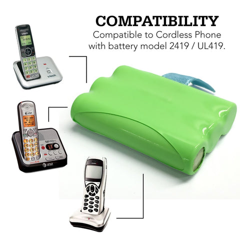 Image of Sony Spp 860F Cordless Phone Battery
